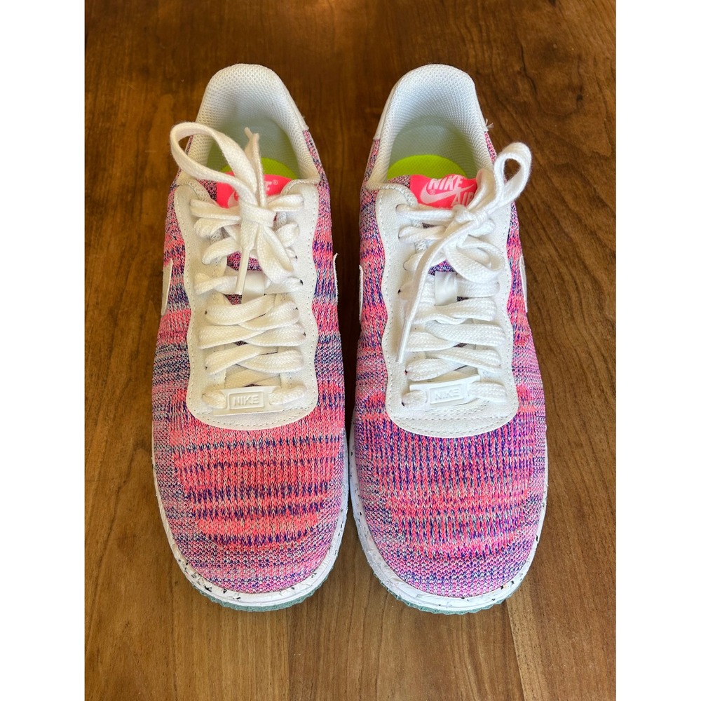 NWOT Women's Nike Air Force 1 Flyknit 2.0 Fuchsia Sustainable Size 9